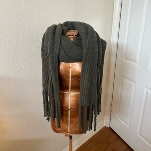 Free People Dark Gray/Greenish wrap